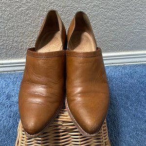 Madewell The Brady Lowcut Booties Tan size 9.5